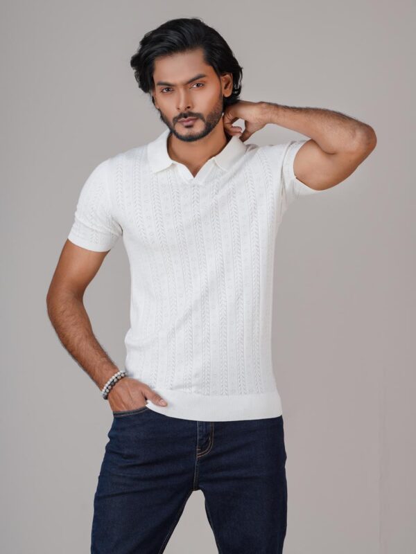 Luxury Knitted Short-sleeve Polo