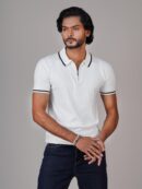 Luxury Knitted Short-sleeve Polo