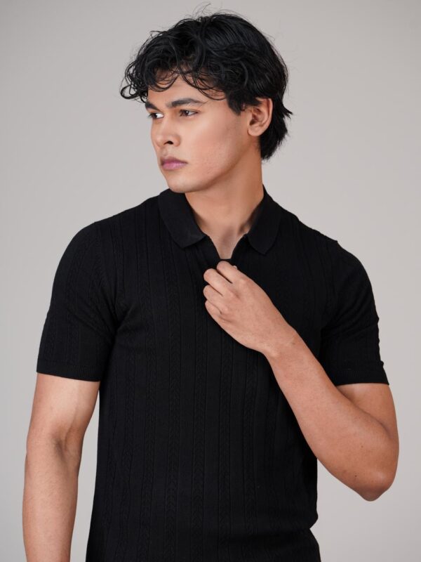 Luxury Knitted Short-sleeve Polo