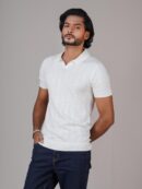 Luxury Knitted Short-sleeve Polo
